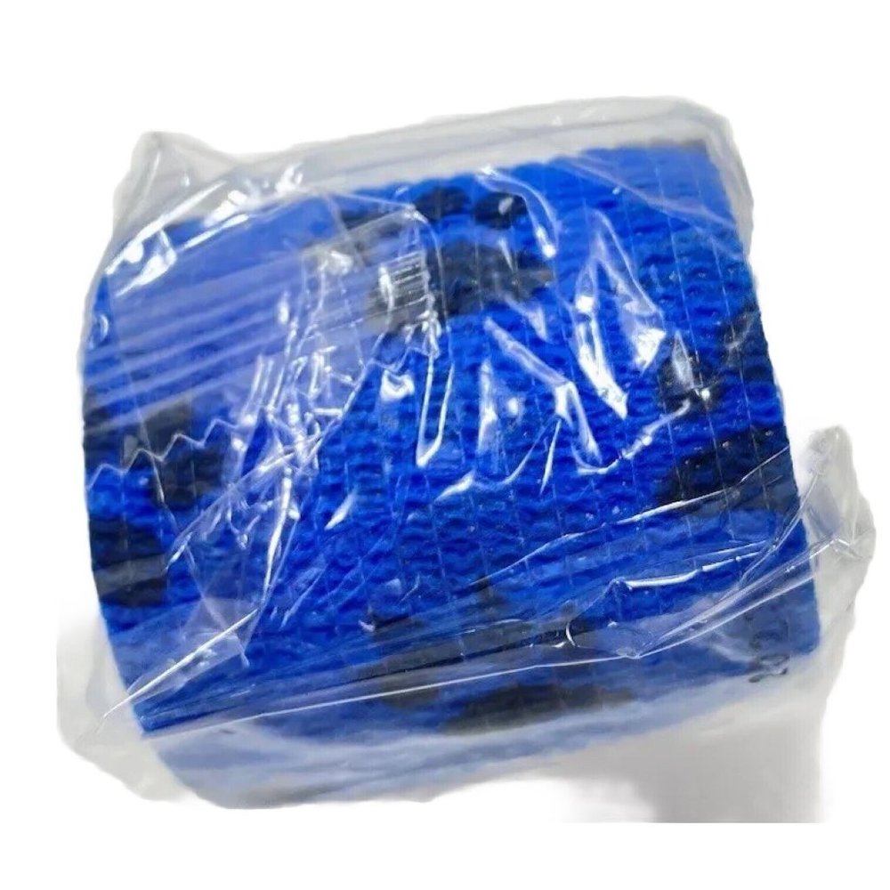 Cat Dog Bandage Self Adhesive Brand New 1 Roll Pet Bandage First Aid Pet, Blue